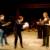 Julius Caesar in rehearsal: Meghan Moroney, Allison DeCaro, Pasha Weaver and Jennifer Christa Palmer. 