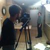 Director Chase Caldwell and Marco DiGeorge as Dave on the set of "I Did" - October 2011