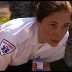 Screen shot of Jennifer Christa Palmer as EMT Two on Army Wives episode 620 "The War at Home".