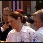 Screen shot of Jennifer Christa Palmer as EMT Two on Army Wives episode 620 "The War at Home".