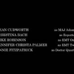 Screen shot of co-star credits on Army Wives epsiode 620 "The War at Home".