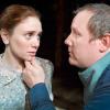 Jennifer Christa Palmer as Lizzie and Don Fowler as Starbuck in "The Rainmaker" at Mad Cow Theatre. Photo by Tom Hurst.