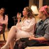 Courtney (Jennifer Christa Palmer), Melanie (Jonelle Maire Meyer) and P.B. (Regan Moore) in ONE SLIGHT HITCH at American Stage Theatre Co. Photo by Chad Jacobs.